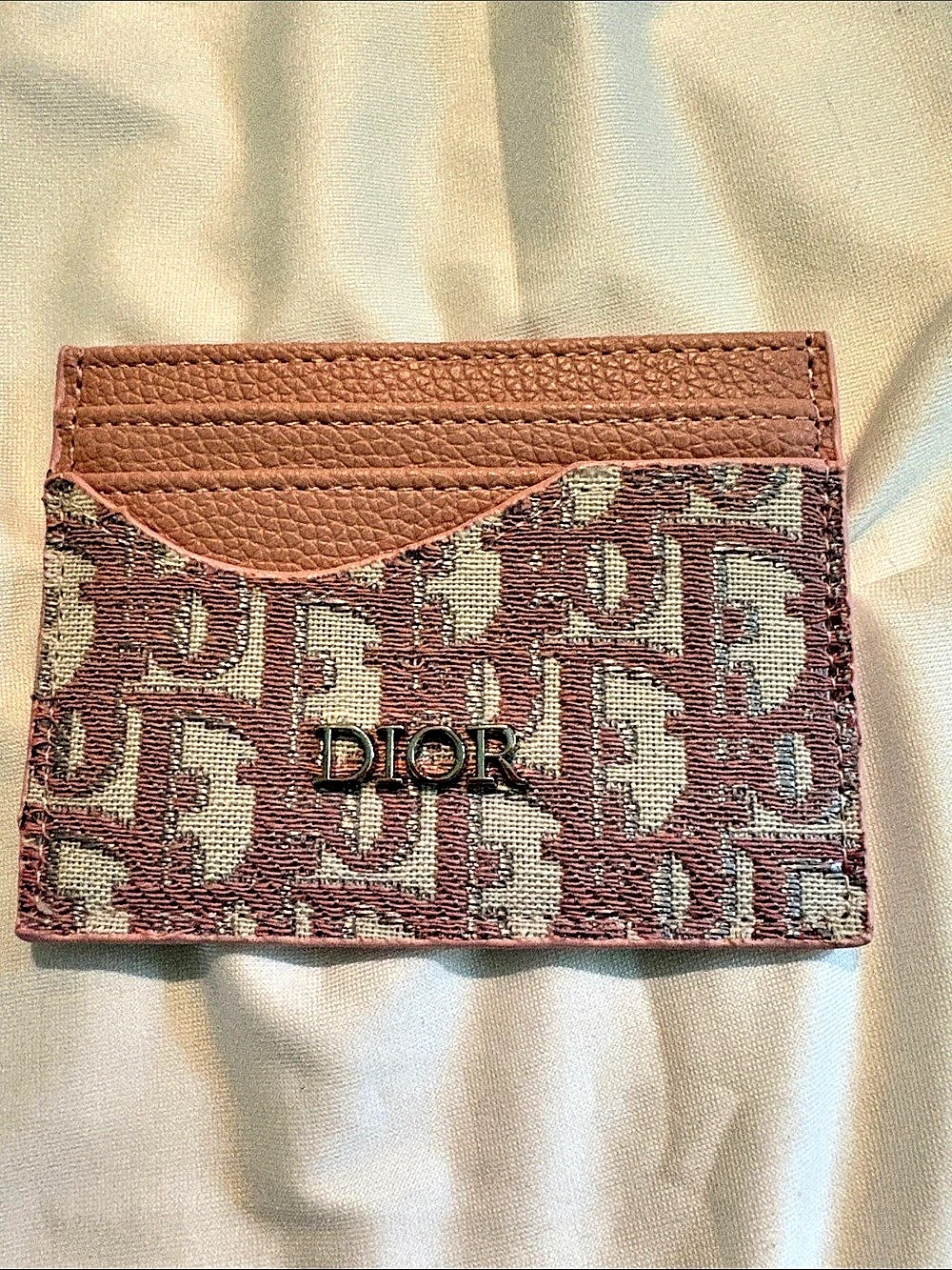 Inspired Monogram Card Holder in Pink